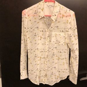 100% silk shirt from Madewell